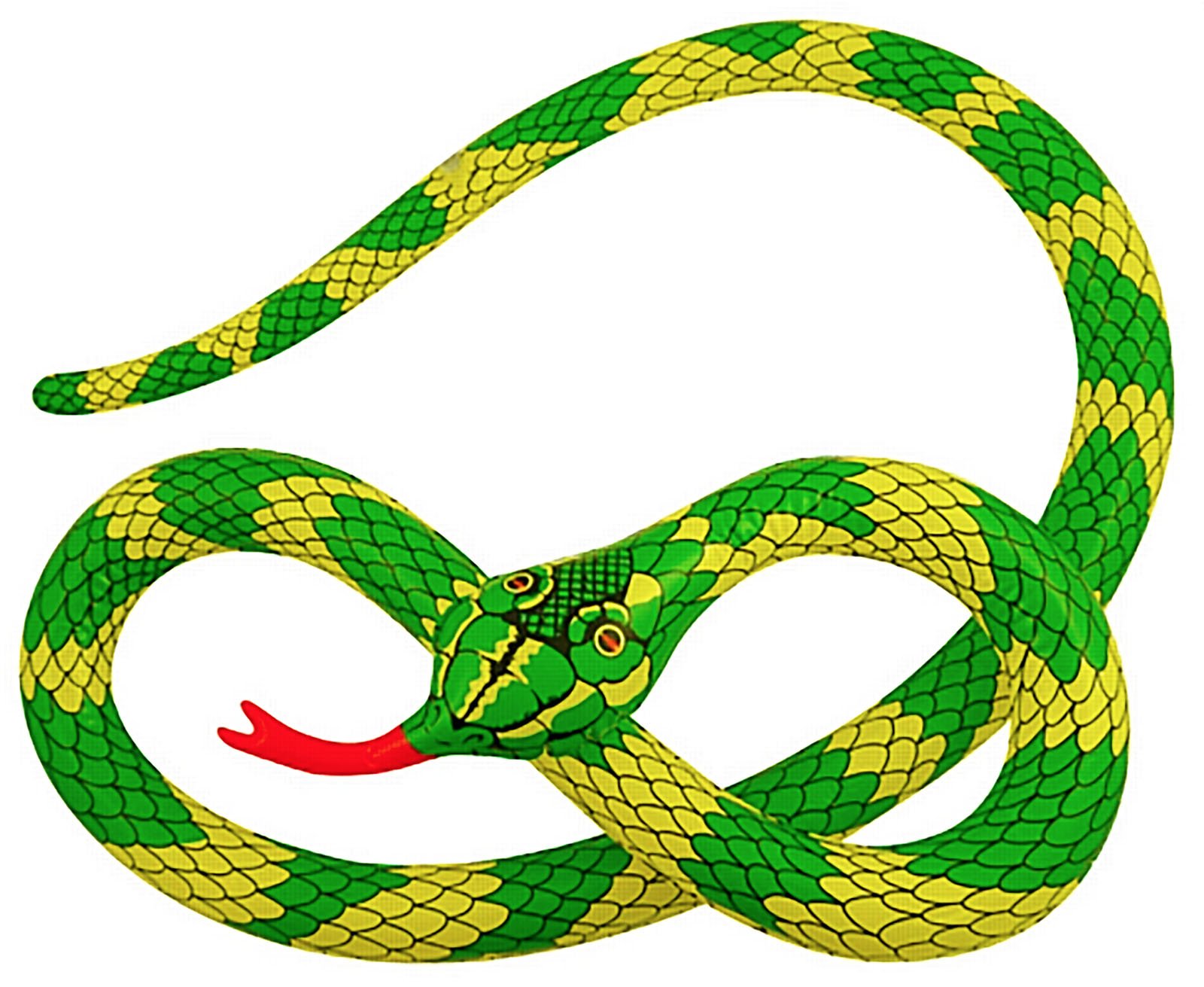 Inflatable Snake Fancy Dress Accessory Tarzan Jungle Animal Decoration Props