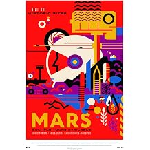 Mars Nasa Space exploration 30x40cm Art Poster Print