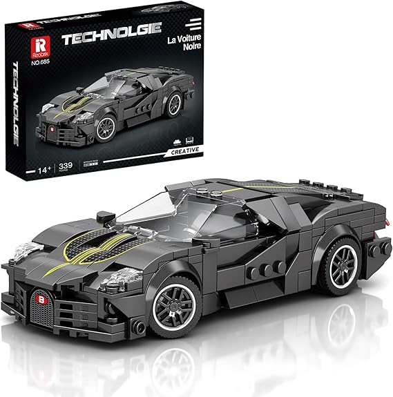 Reobrix Technik 685 Toy Car Building Kit, Clamping Blocks, Construction Kit for Model Car