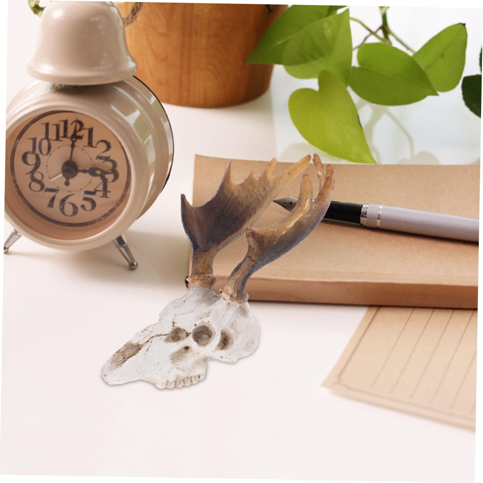 VANZACK 3pezzi Caverna Decorativa Per Rettili Con Design Testa Di Rifugio Per Piccoli Rettili Accessorio Per Terrari e Acquari Atmosfera Artistica Unica