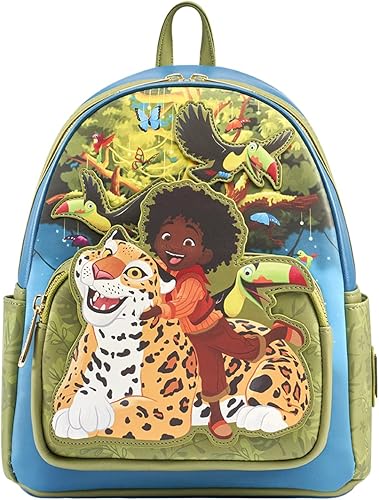 Loungefly Disney Encanto - Antonio and Parce The Jaguar Backback exclusivo de Tienda multicolor