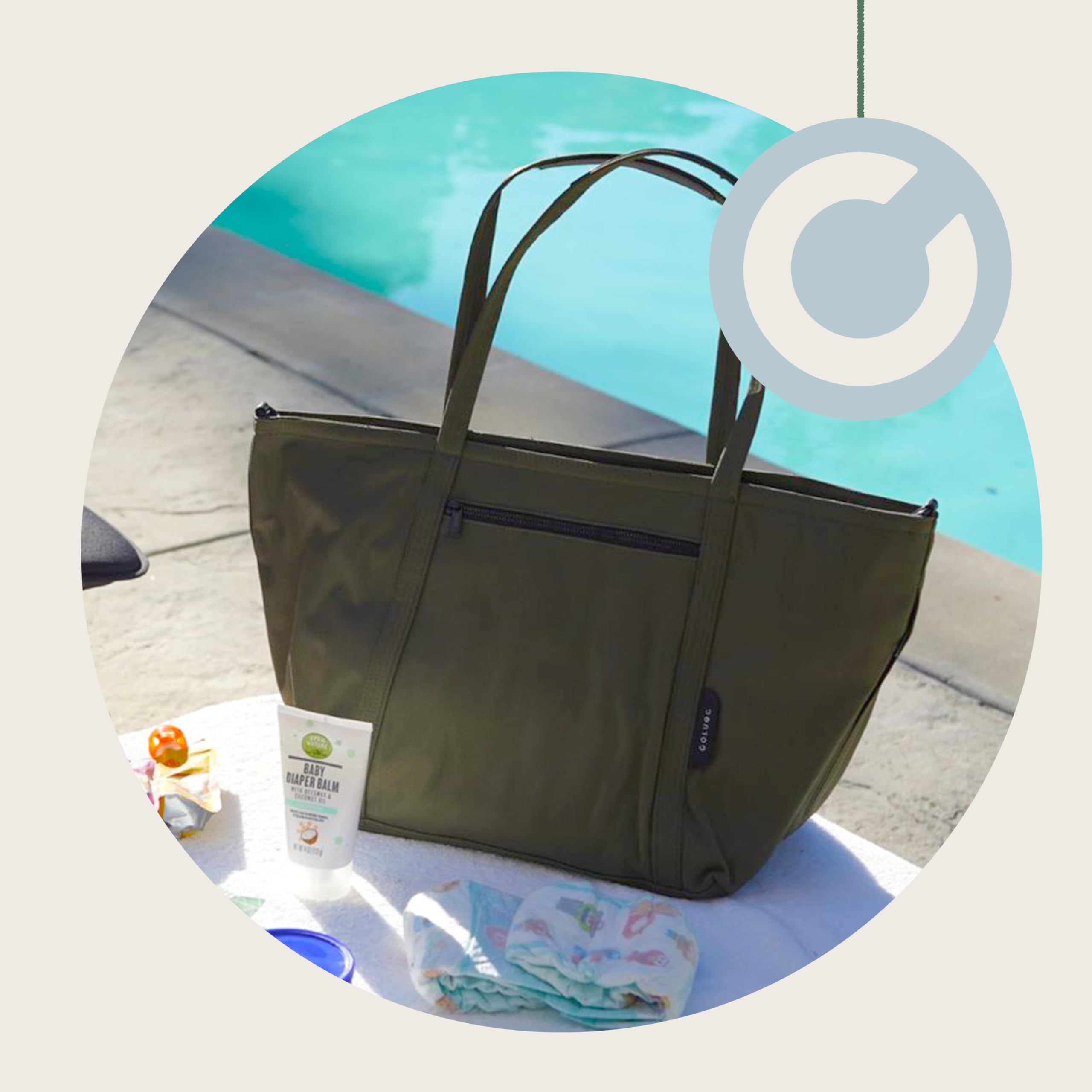 Colugo Bolsa de pañales, bolsa de pañales grande impermeable para bebé, bolsa de viaje de maternidad para mamá, bolsas de bebé para mamá, bolsa de pañales de viaje