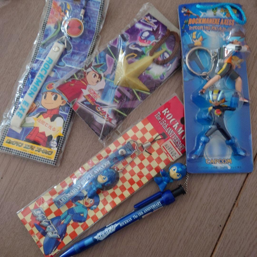 激レア ロックマンエグゼ アクセス ダブルフィギュアキーホルダー