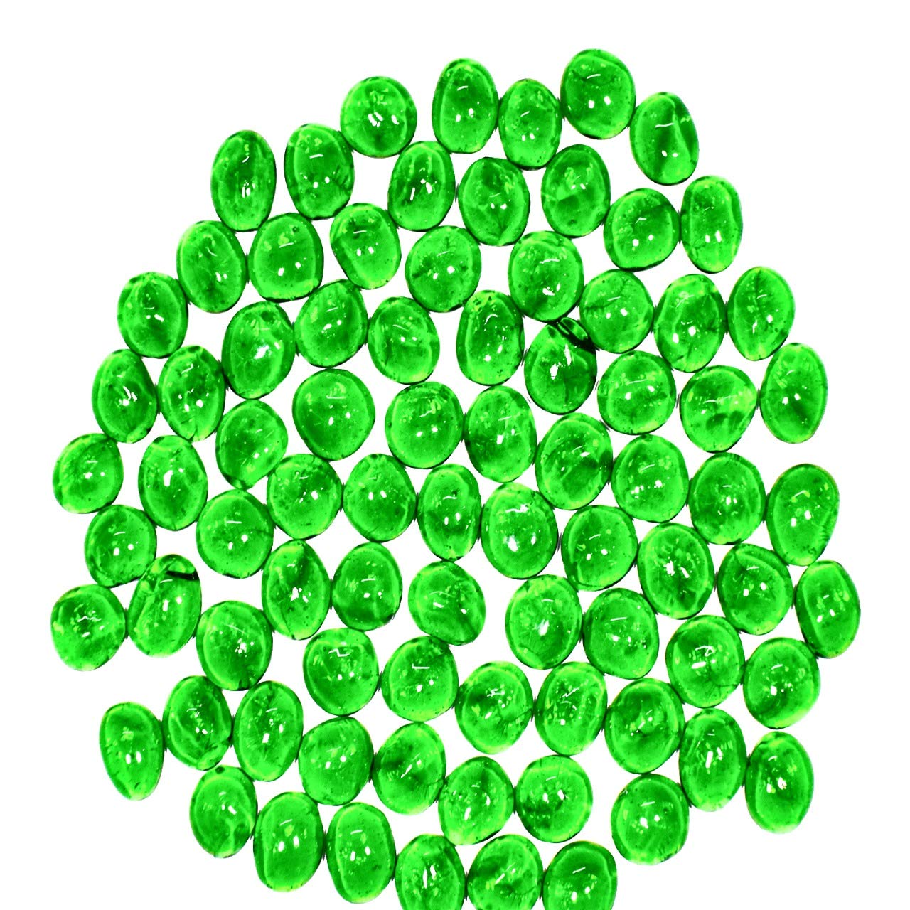 Ercole® Decorative Glossy Shiny Polished Round Glass Pebbles for Vase Filler Plant Pots Home Table Decor Aquarium Fish Tanks Outdoor Garden Decoration (Bright Green, 4Kg) (B092DPXW3N) Amazon Price History, Amazon Price Tracker