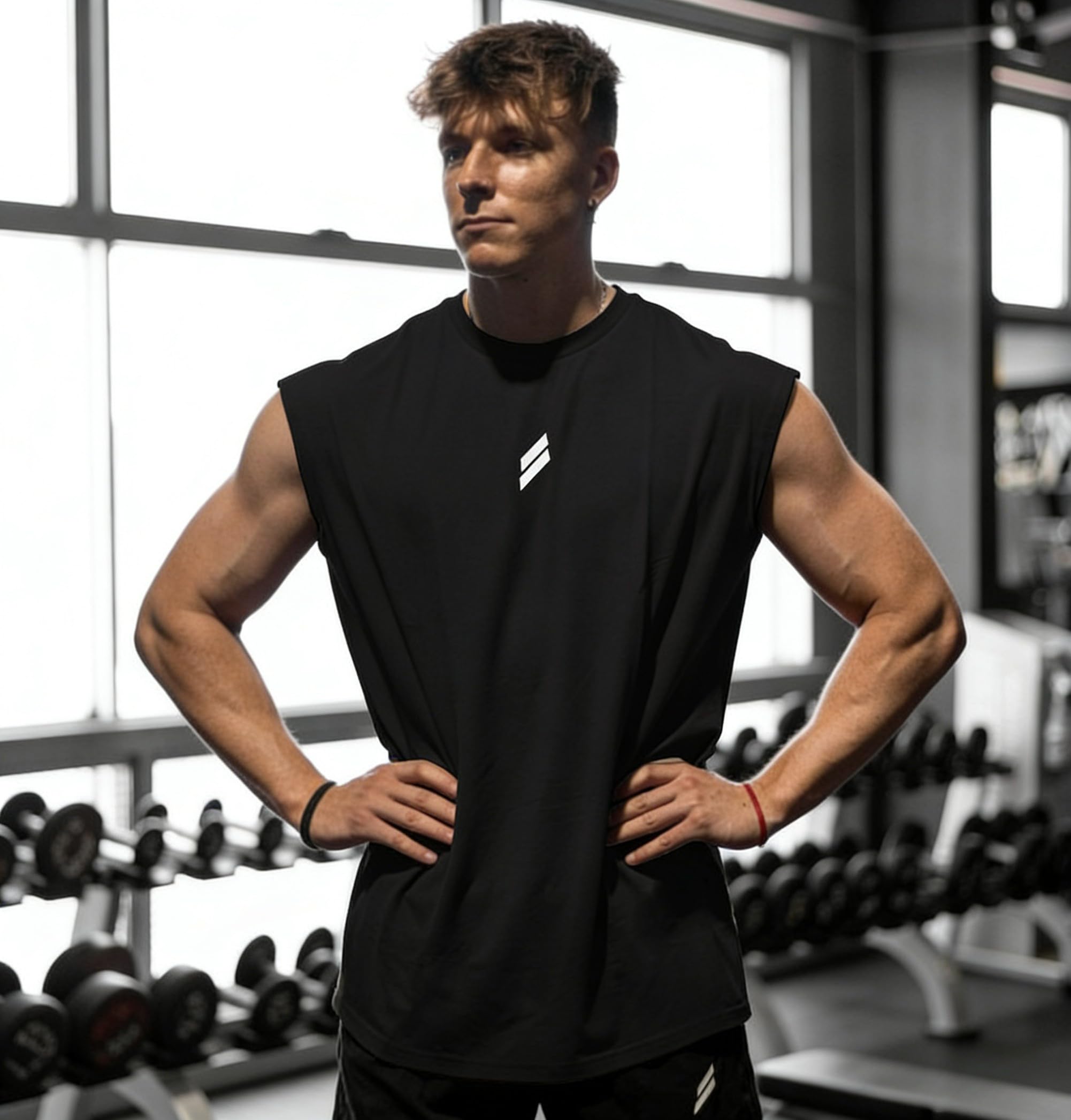 Camicie da allenamento senza maniche ad asciugatura rapida da uomo traspiranti canotte atletiche per palestra allenamento corsa