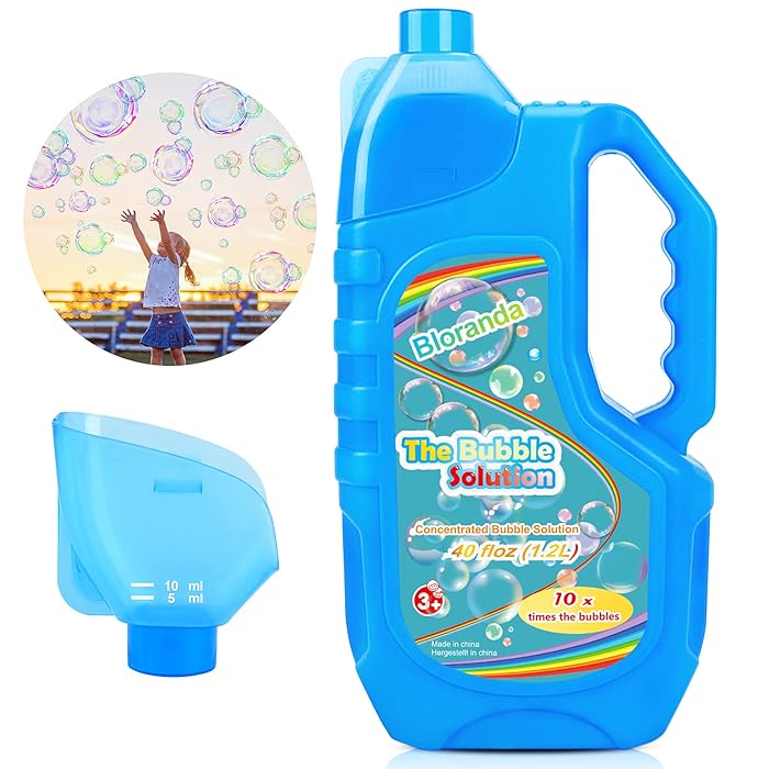 Buy Bloranda Bubble Solution Refill (Up to 3 Gallon) Concentrated Giant