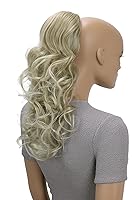 Vista 30 de CAISHA Extensiones de cola de caballo de 18 "voluminosas onduladas negro rojo mezcla PH38