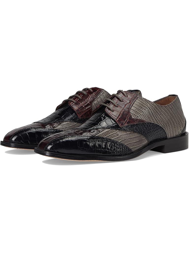 Burgundy Stacy Adams Tristano Bike Toe Lace-Up