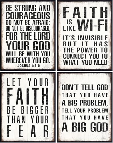 Miniatura 1 de spiritual Religious Scripture Wall Art - masculine Christianity - Christian Gifts for Men, Man cave Home Decor - Catholic Gift - Inspirational