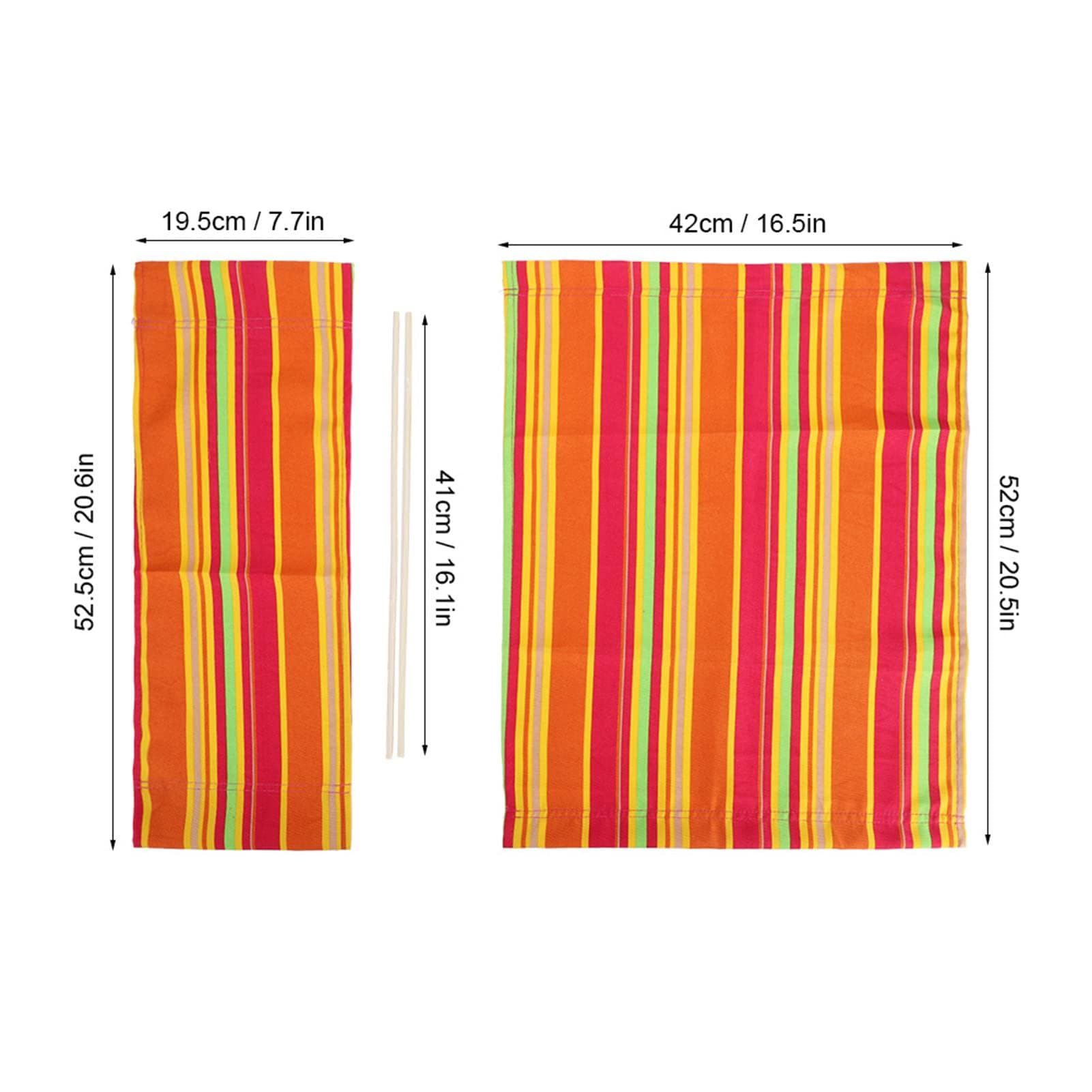 Set di Panni di Ricambio per Sedile in Tela per Sedia da Regista, Durevole, Confortevole, Dimensioni Multiple, Materiale di Alta qualità, Facile da Pulire (Colorato)
