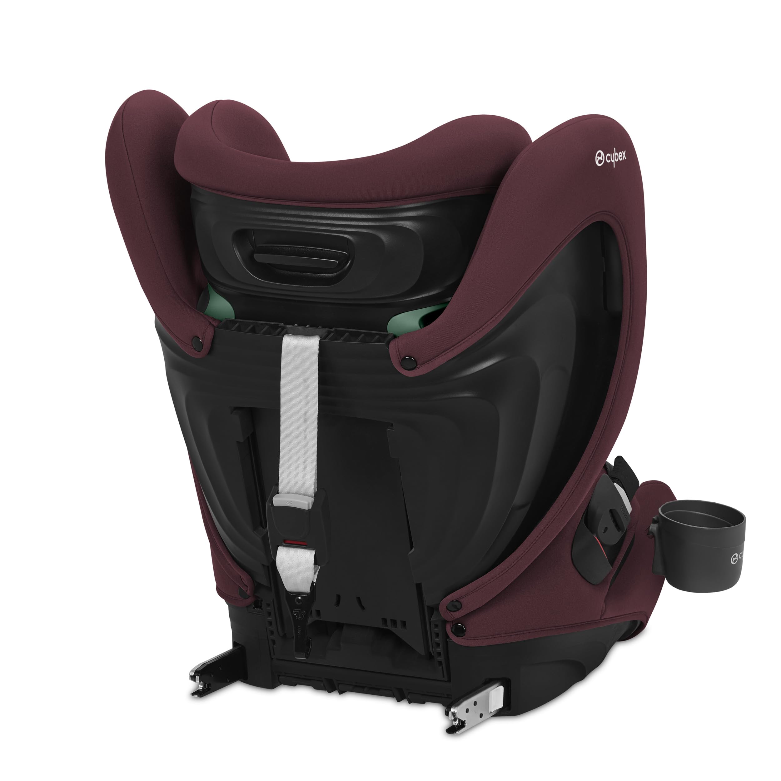 CYBEX Silver Seggiolino Auto Pallas B2 i-Size, ISOFIX, Gruppo 1/2/3 (9-50 kg), Da circa 15 Mesi fino a 12 Anni, Incluso Porta Bevande, Rumba Red