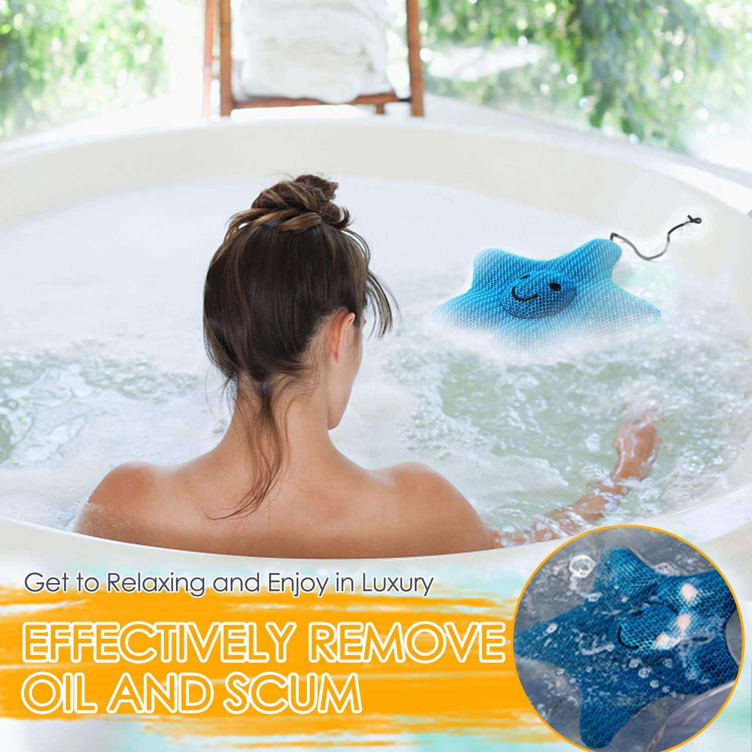 Whirlpool Scum Absorber voor spa, whirlpool, absorberende sponzen, olieabsorberende spons, whirlpoolspons voor Scum, spa-accessoires voor whirlpool, filter, stijl 1 Whirlpool Scum Absorber voor spa, whirlpool, absorberende sponzen, olieabsorberende spons, whirlpoolspons voor Scum, spa-accessoires voor whirlpool, filter, stijl 1