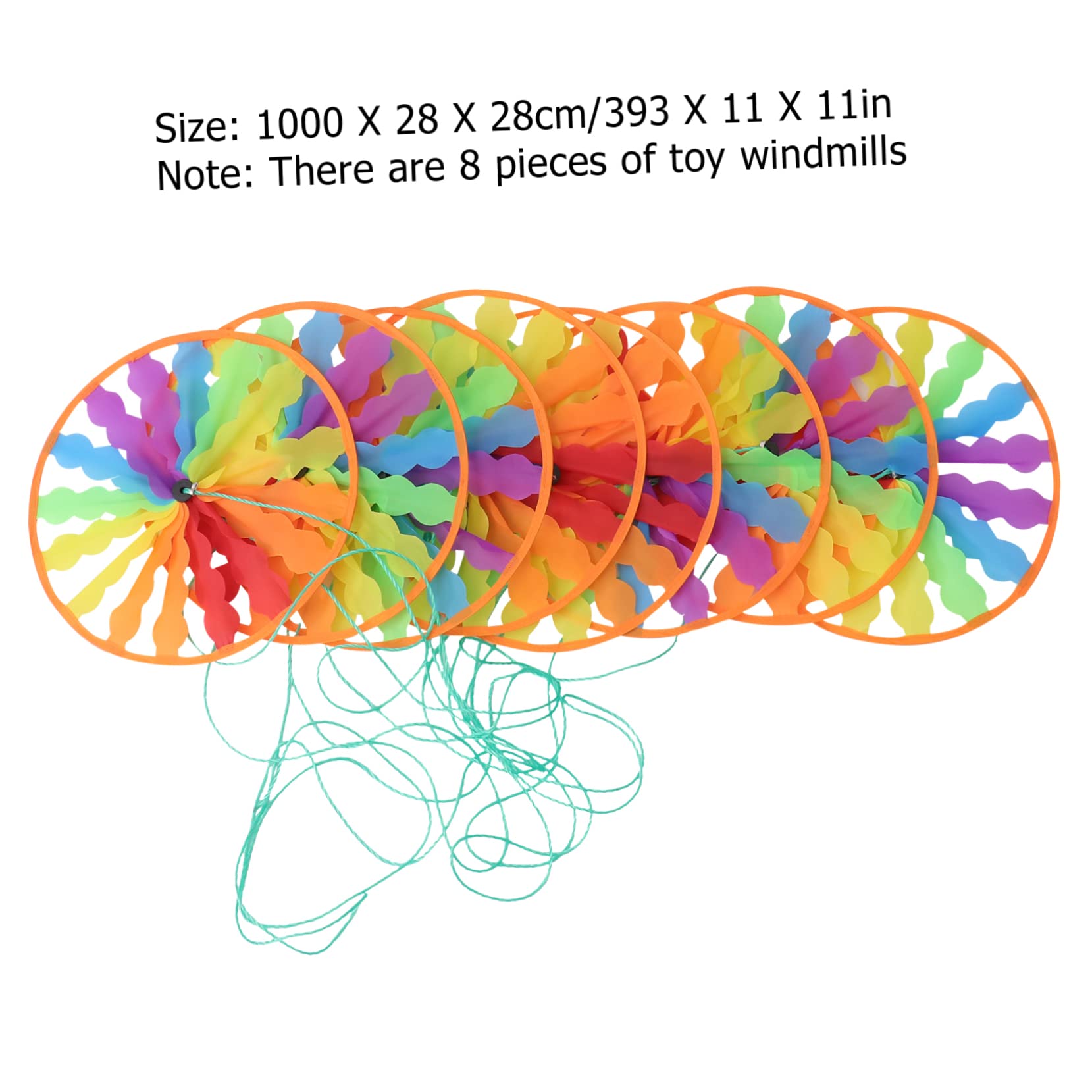 HANABASS Fabric Windmill Decorative Pinwheels Garden Adornments Yard Windmill Decor