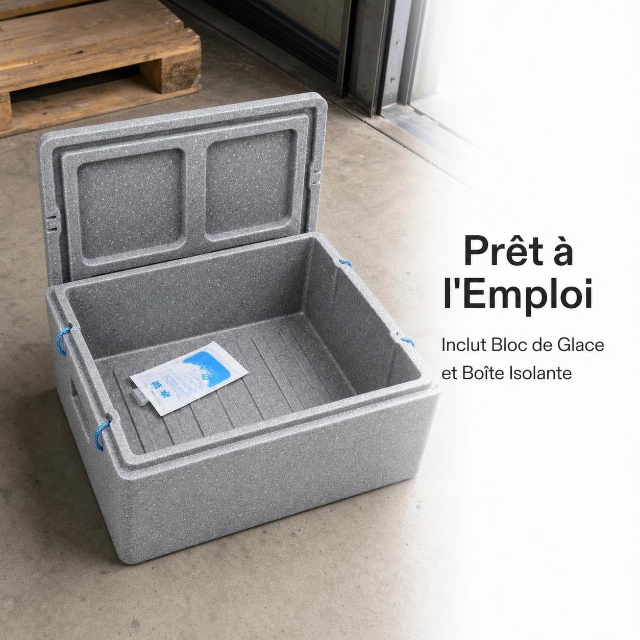 Glacière Professionnelle, Boîte Isotherme pour Transport Alimentaire et Traiteur, pour Le Transport