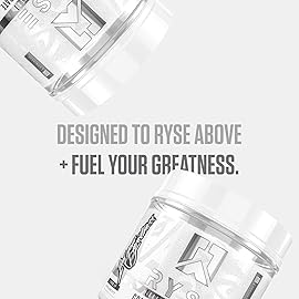 RYSE Creatine Monohydrate Powder - Unflavored - Supports Men & Women Lean Muscle Growth, Strength, Power, and Endurance - Helps Reduce Fatigue and Improve Workout Recovery - 100 Servings.