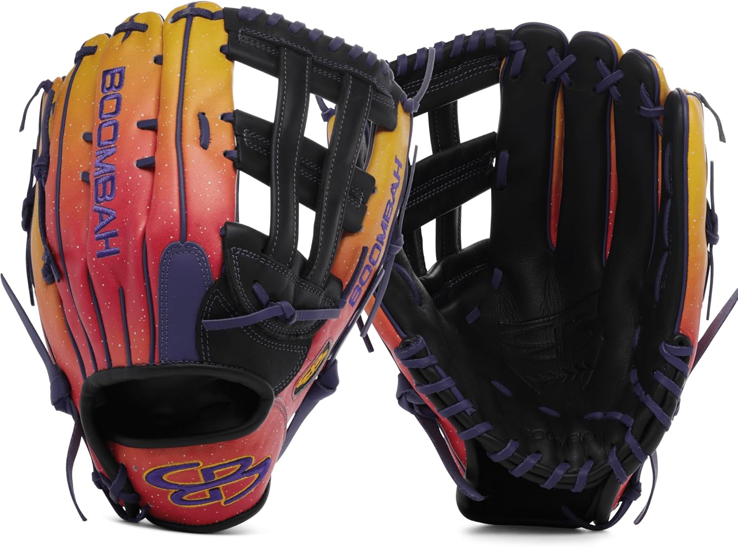 Boombah Softball Fielding Glove B4 H Web - Aurora Print - Multiple Colors & Sizes