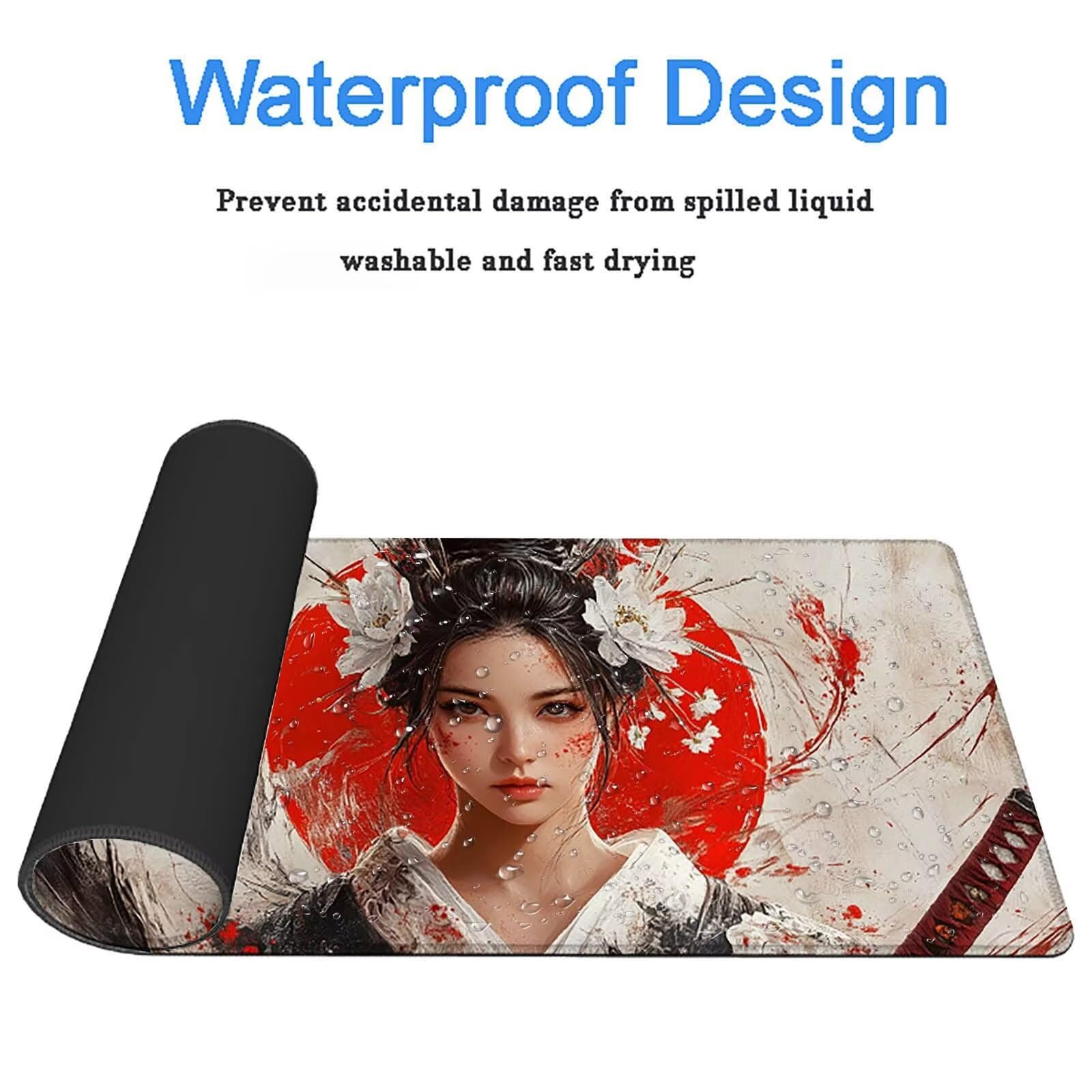 Tappetino Mouse Gaming, 900x450mm Tappetino Mouse XXL Giappone 0c0-698