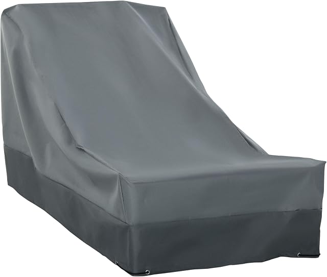 Outsunny Rectangular Patio Furniture Cover for Chairs Water UV Resistant Protection 600D Oxford Fabric Rattan Lounge Clean Cover, 200 x 86 x 82cm