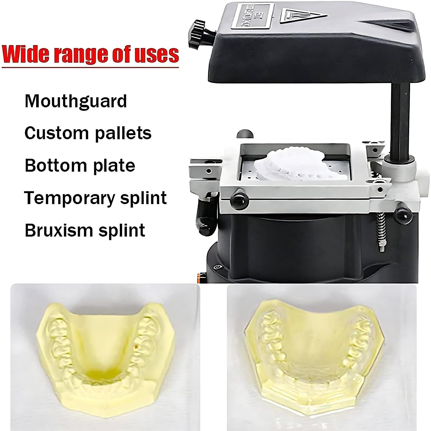 Dental-Vakuumformmaschine, Wärmeform-Laborausrüstung, kiefergerechte Retainer-Laminiermaschine, Zahnpresse für Kliniken & Experimente