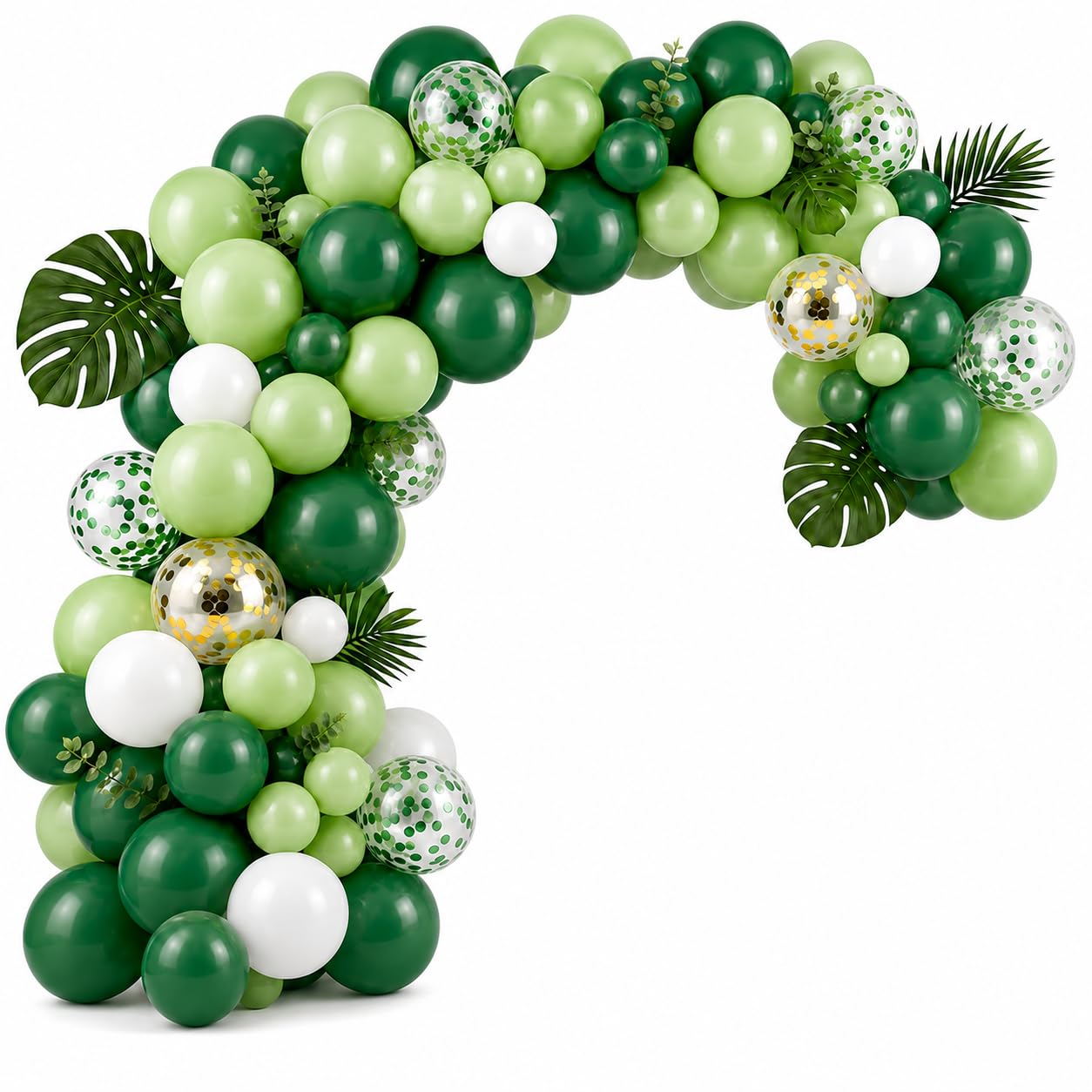 Green Balloon Decoration Kit | Creates a Professional Balloon Garland Look-image-1