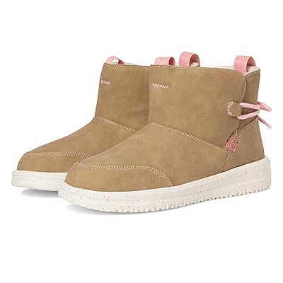 Hey Dude Kids Camden Bow Boots Cozy (Little Kid/Big Kid) Girls Shoes Chestnut