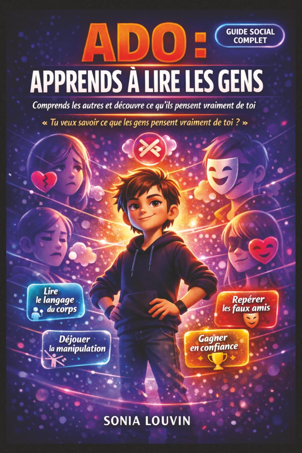 ADO : Apprends à lire les gens - Comprends les autres et découvre ce qu’ils pensent vraiment de toi: Le guide social ultime pour adolescents :langage ... comportements humains au collège, au lycée