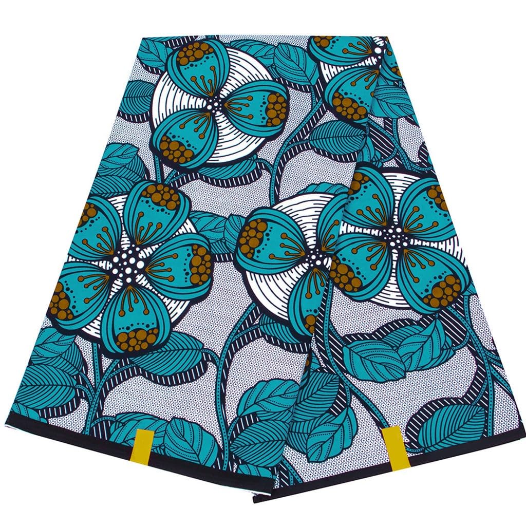 Tessuto da stampa batik nazionale africano Tessuto di cera con stampa geometrica fronte-retro in cotone nazionale africano