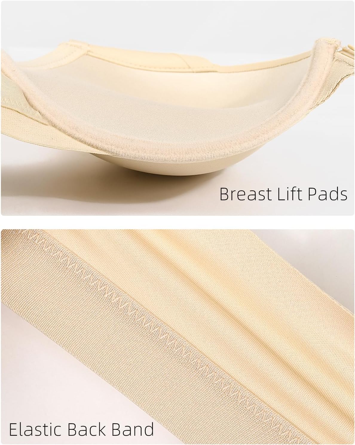 Padded Push Up Bras for Women Racerback Front Closure Plunge Bra Underwire Support Add 2 Cup Nude 44A - Image 6