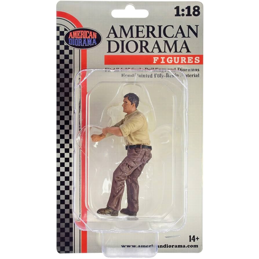 アメリカンジオラマ　メカニック3　1/64スケール　フィギュア Amazon | アメリカン ジオラマ 1/64 フィギア メカニック 3
