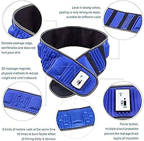 Miniatura 3 de ERROCA Quemador de grasa para la cintura, quemador de grasa de vientre eléctrico, forma vibrante, adelgazante, ejercicio, masaje, quemador de grasa,