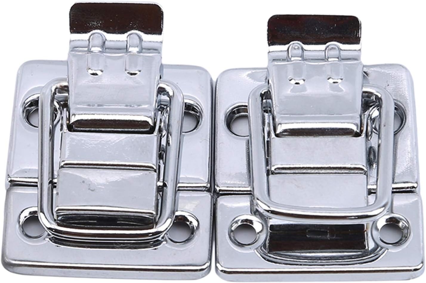 Hasp,Stainless Steel Chrome Toggle Latch for Chest Box Case Suitcase Tool Clasp Cabinet Fitting Lock Belt Hasp Buckle Hardware