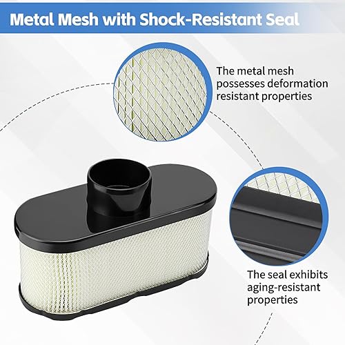 Miniatura 5 de LOCOPOW FR691V Paquete de 2 filtros de aire 11013-0752 11013-0726 Pre filtro 11013-7046 para Kawasaki FR651V FR730V FS481V FS541V FS600V FS651V