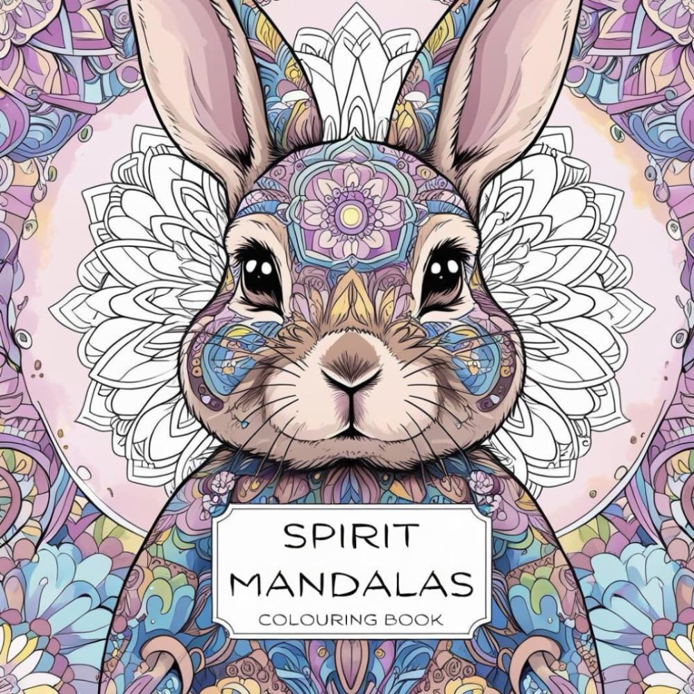 Spirit Mandalas Colouring Book: Elegant Animal Mandalas to Soothe the Soul
