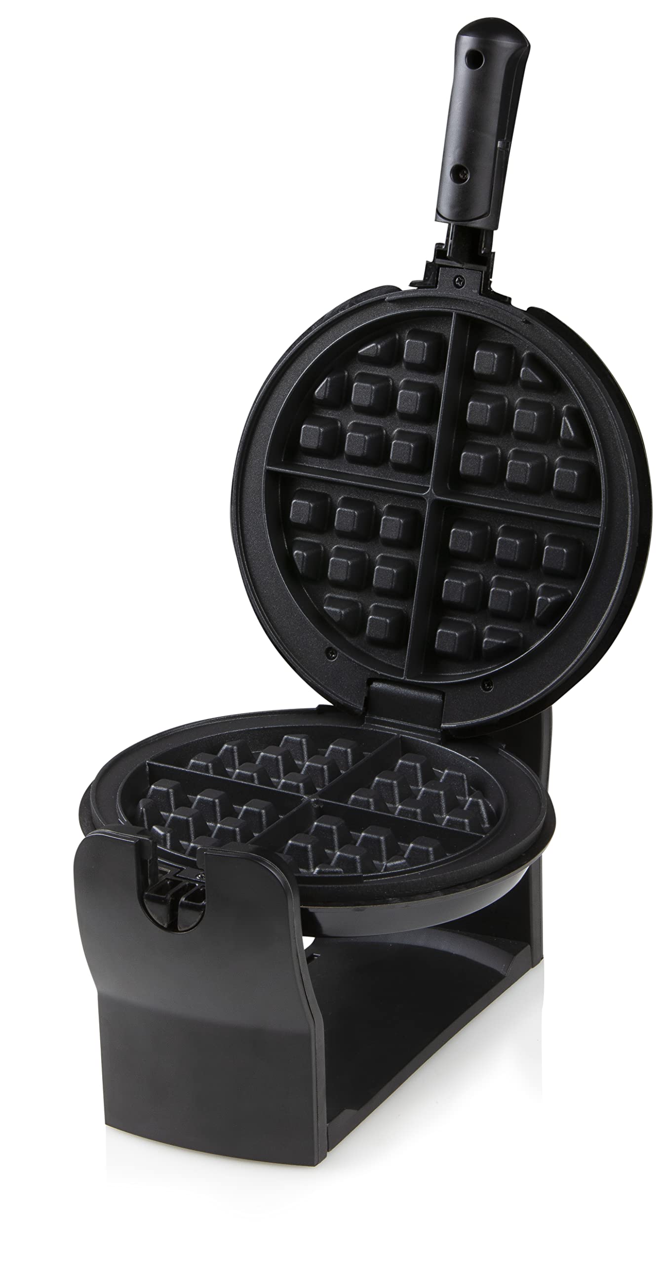 DOMO DO9223W - Gofrera antiadherente, 1 unidad, color negro