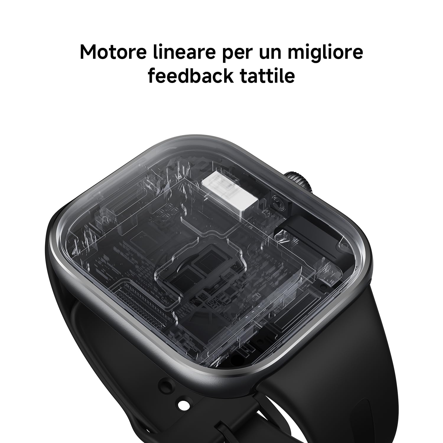 XIAOMI Redmi Watch 5, Smartwatch con display AMOLED 2.07", Chiamate Bluetooth, Autonomia 24 giorni, Resistenza Acqua 5 ATM, Monitoraggio Frequenza Cardiaca e SpO2, Sistema GNSS integrato, Nero