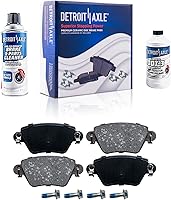 Vista 42 de Detroit Axle - Pastillas de freno para Pontiac Grand Prix 2005-2008, Buick LaCrosse Allure 2005-2009, pastillas de freno de cerámica con repuesto
