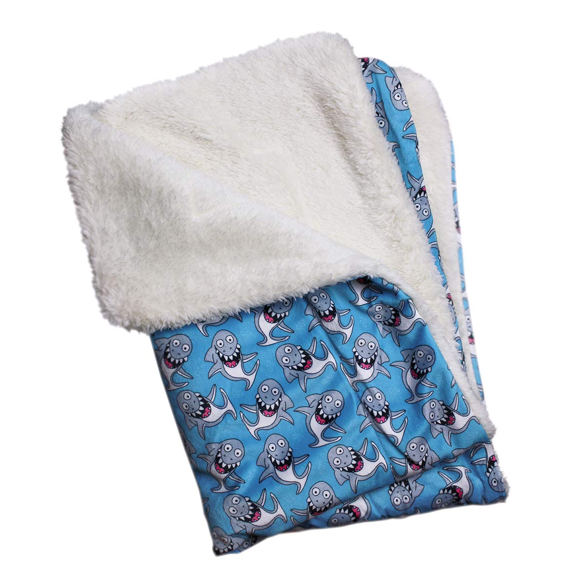 Klippo Dog/Puppy Luxurious Minky & Ultra-Plush Blanket ONE Size (Silly Shark)