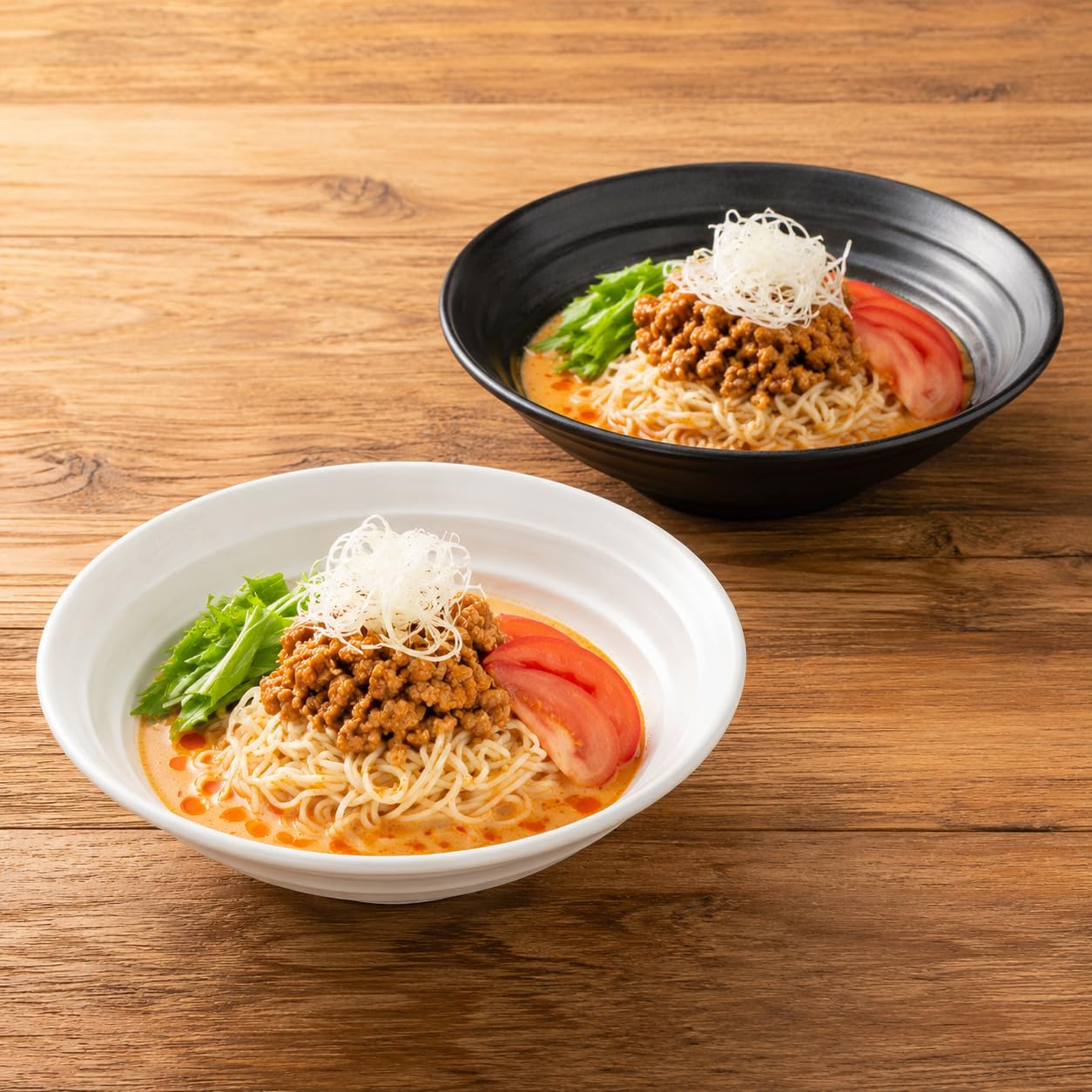 Amazon.co.jp: 【公式】YAMATSU STANDARD 鳴門 24cm麺鉢・3枚セット 黒