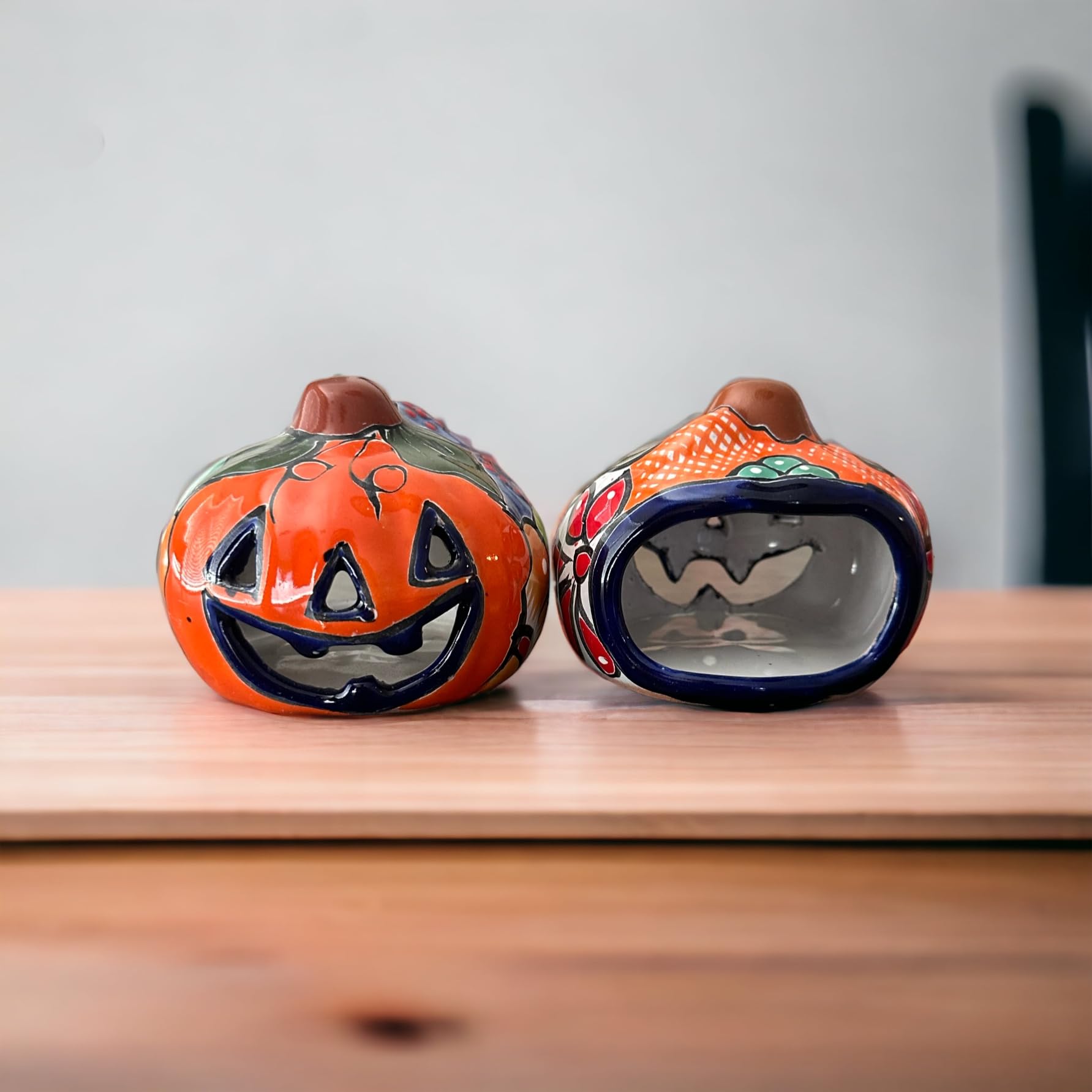 Amazon.com: 1 Handmade Mexican Pottery Jack O' Lanterns | Small