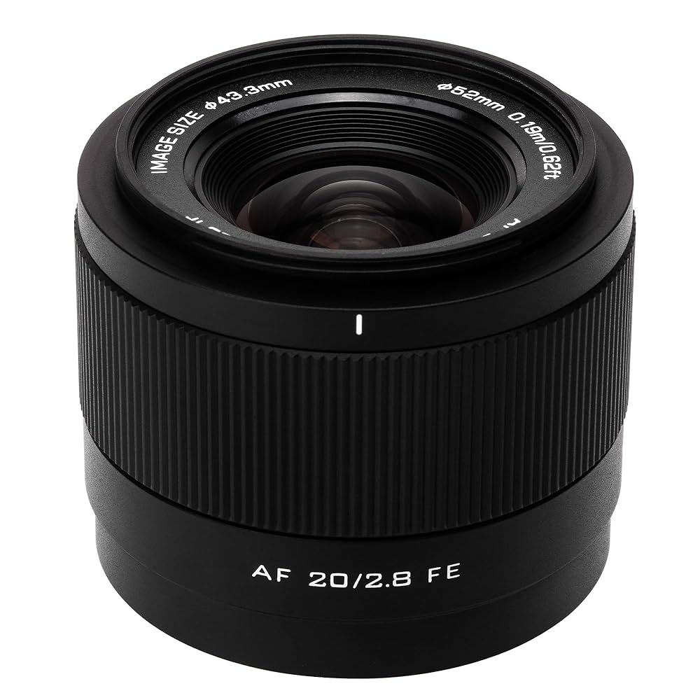 VITLROX 20mm F2.8 SONY Eマウント AF フルサイズ対応 Viltrox AF 20mm F2.8 AIR ソニーEマウント – viltrox-shop