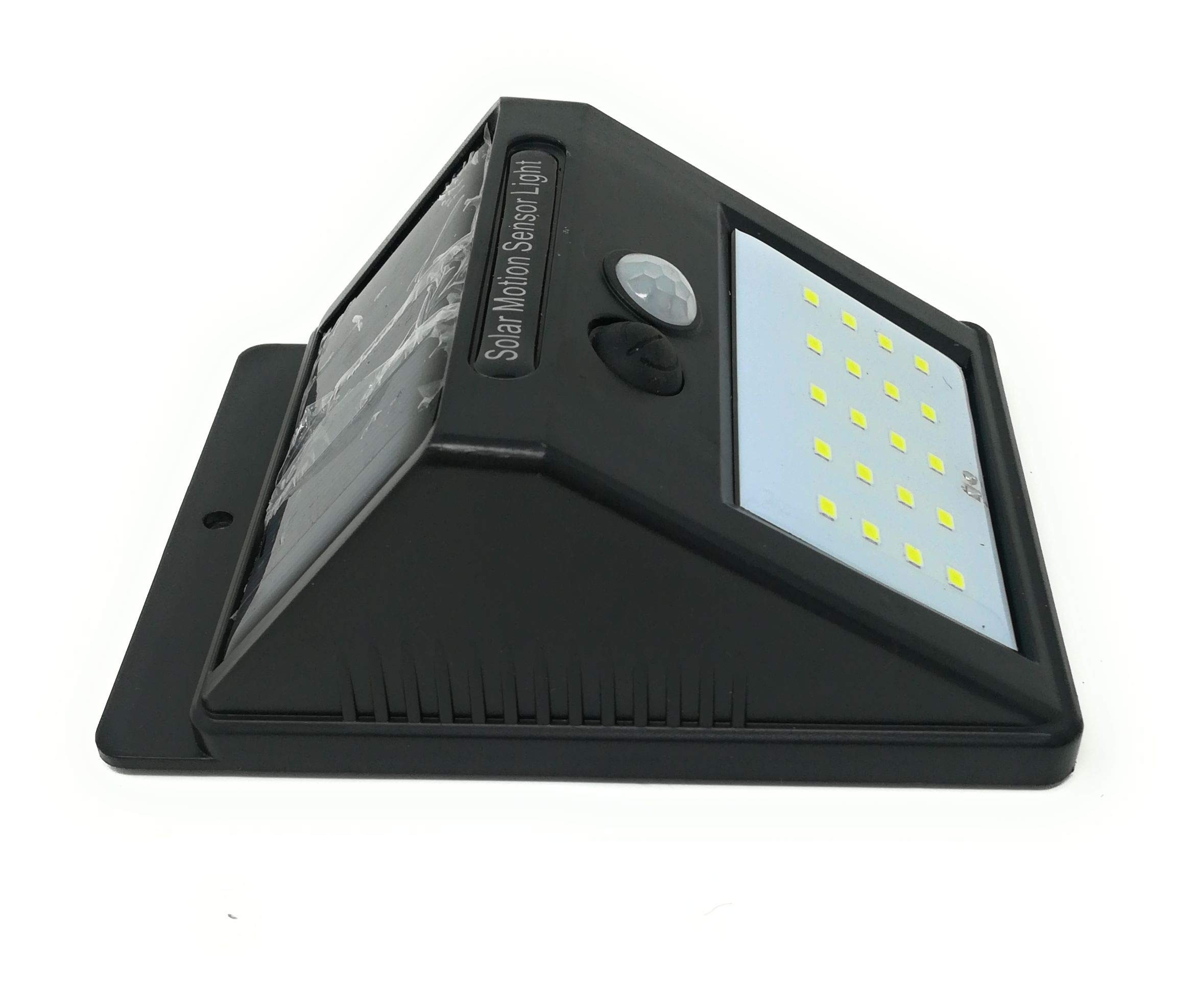 TEMPO DI SALDI Reflektor z 20 diodami LED z panelem słonecznym i czujnikiem ruchu reflektor zmierzchowy