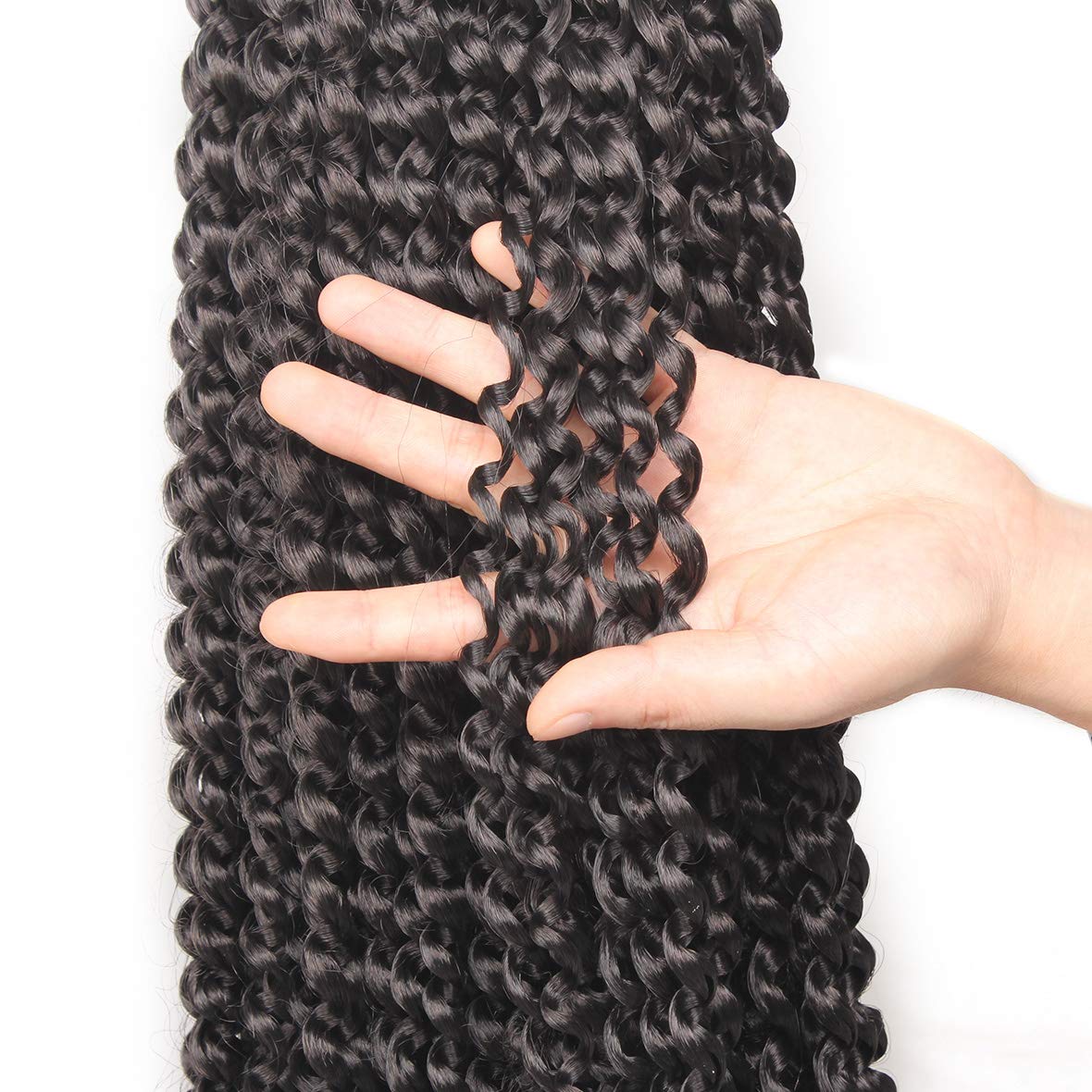 Xtrend 30 Inch 7 Packs Passion Twist Hair Bohemian Water Wave Crochet Braids Hair for Butterfly Locs Crochet Hair 16 Strands/Pack Passion Twist Synthetic Braiding Hair Extensions for Black Women