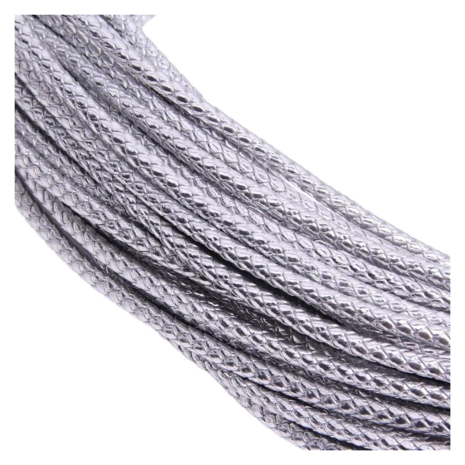 Cordón de cuero de vaca de calidad premium: cordón de 5mm ideal para joyería artesanal elegante