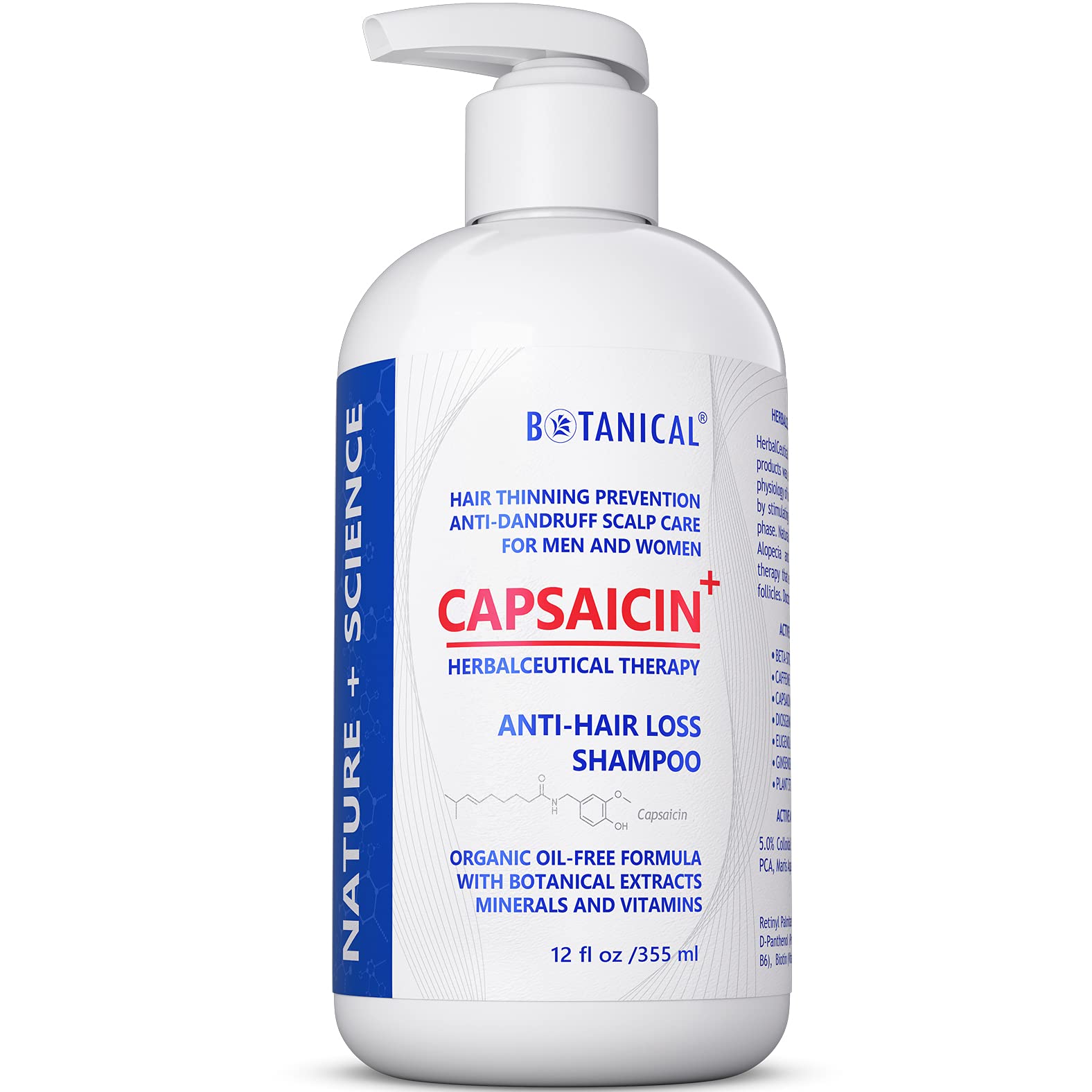 Buy BOTANICAL HAIR GROWTH LAB AntiHair Loss Shampoo Capsaicin