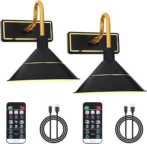 MIOBLUE Foco LED inalámbrico alimentado por battey, luz de imagen recargable con sensor de movimiento, lámpara de pared LED de ojo de gato, lámpara