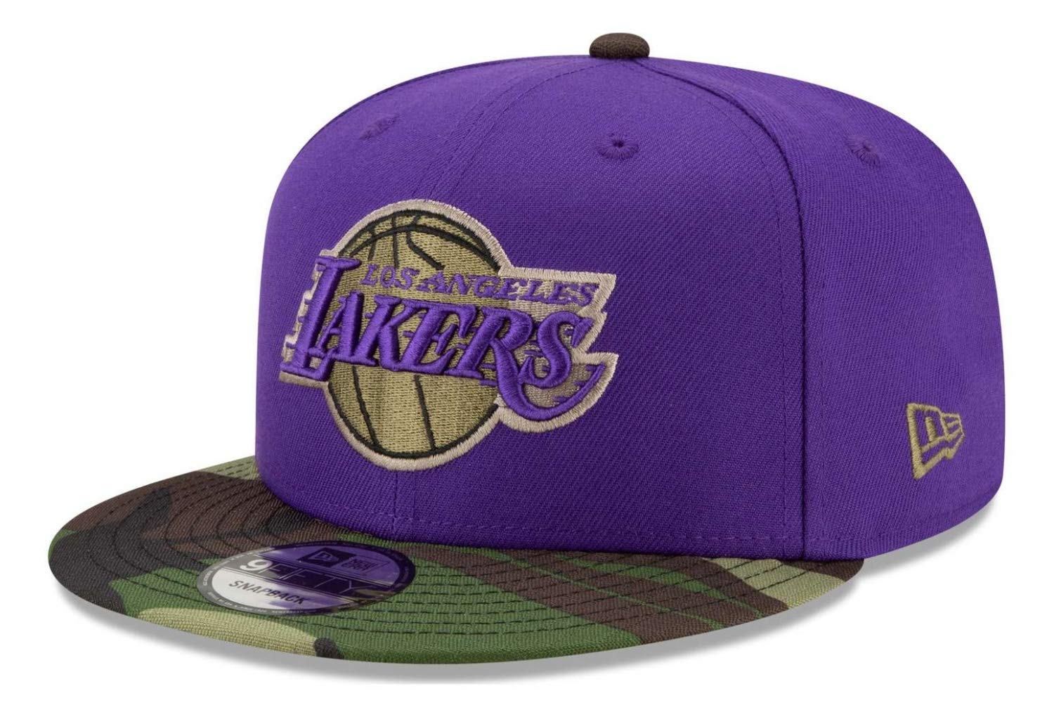 New Era, Cappellino con visiera NBA Los Angeles Lakers All Star Game Camo 9Fifty, viola