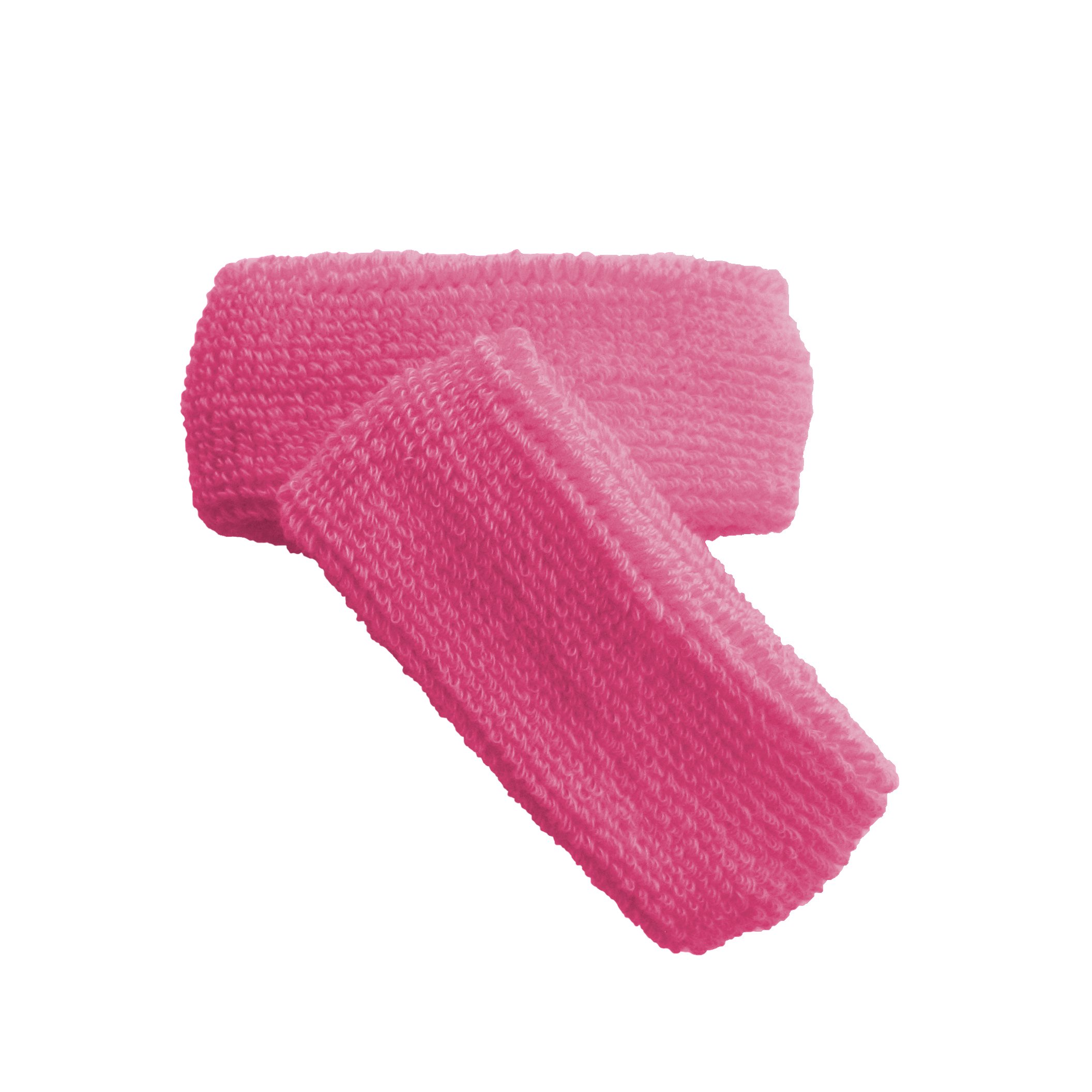 Couver Unisex Adult Teens 1 inch Thin Cotton Terry Wrist sweatbands, 1 Pair