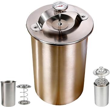 Deli Meat Press Stainless Steel, Ham Maker with Thermometer, Ham Press Mold for Deli Meats, Sturdy & Durable, for Meats 1PCS