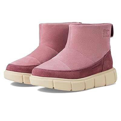 SOREL Kids Sorel Explorer III Slip On WP (Little Kid/Big Kid) Kids Shoes Dazed Mauve/Bleached Ceramic