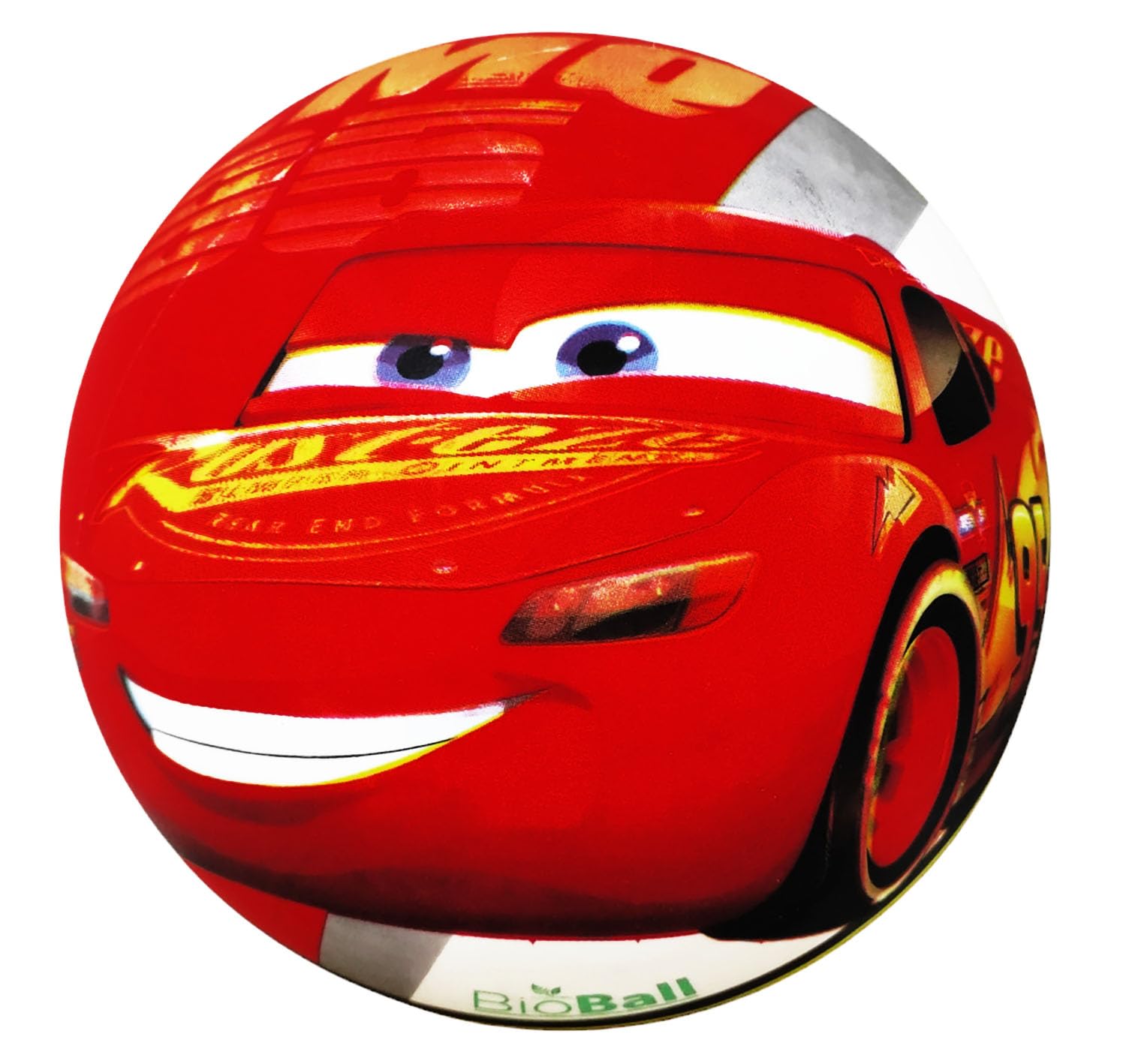 Disney Cars Bioball Ball 18 cm for Handball Sea Beach Garden, Multi-coloured - Image 2
